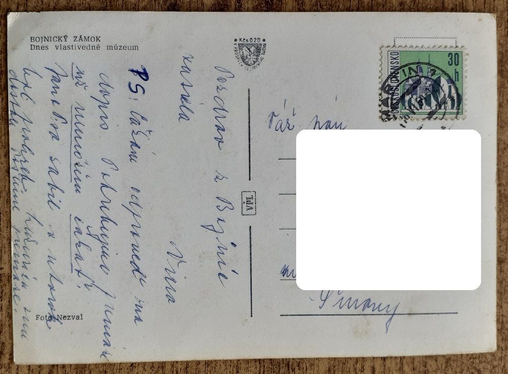 Bojnický zámok - 1969