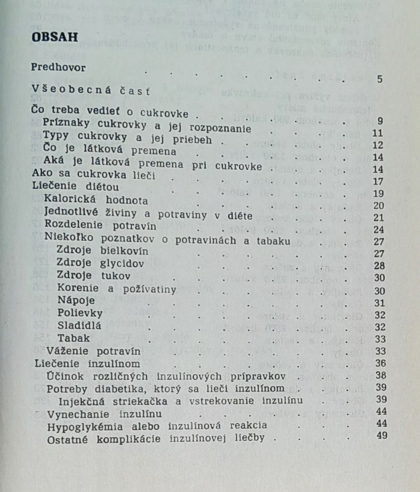 Cukrovka / Diabetes
