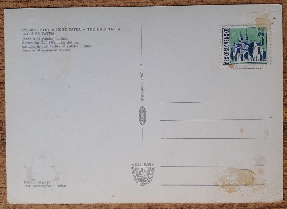 Vysoké Tatry - Mlynická dolina - 1967