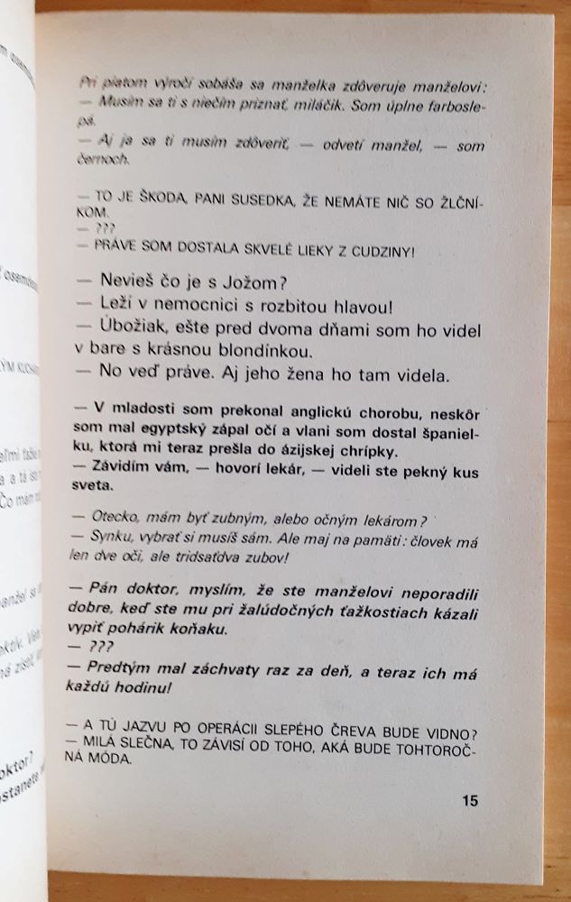Humor pre všetkých / Humor v bielom