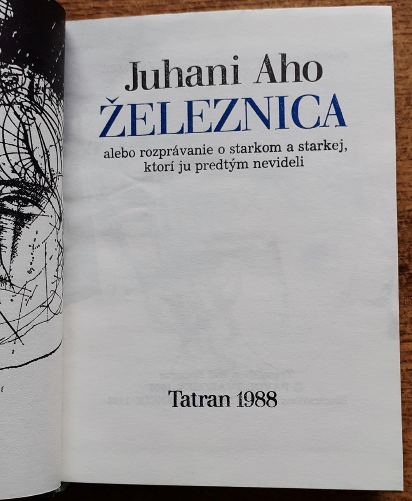 Železnica alebo rozprávanie o starkom a starkej, ktorí ju predtým nevideli