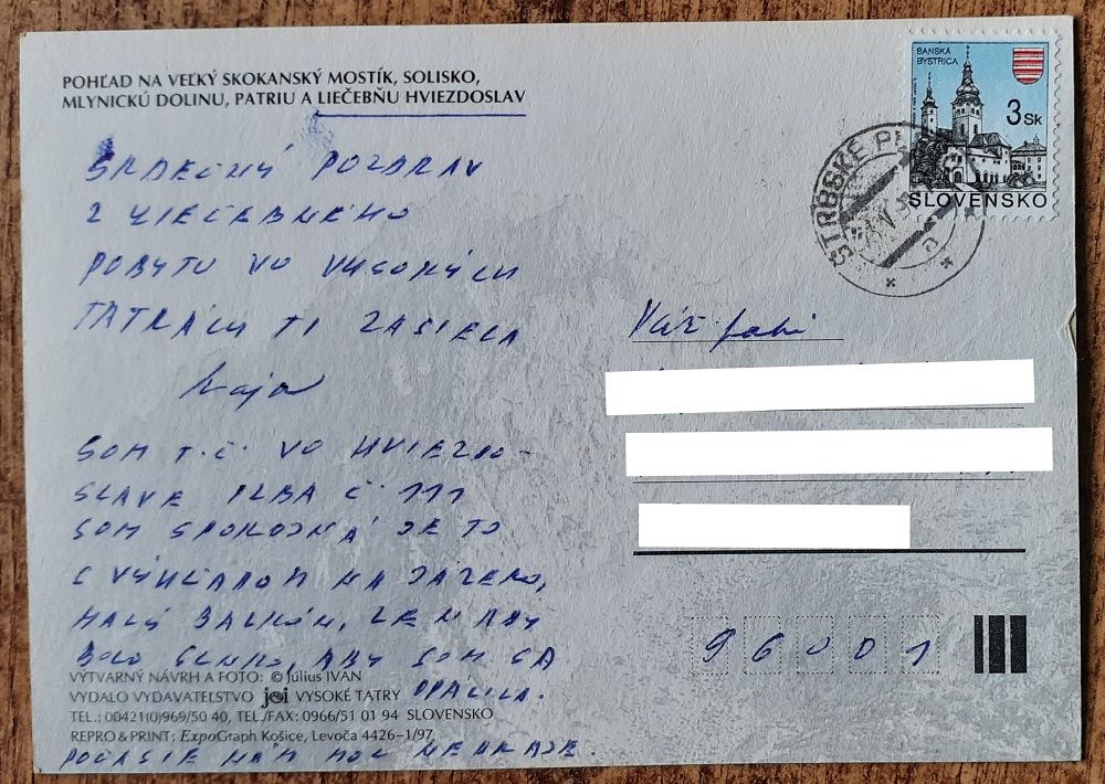 Vysoké Tatry - Štrbské pleso - 1997