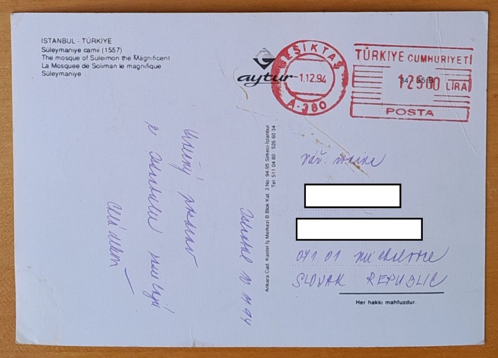Turecko Istanbul - 1994