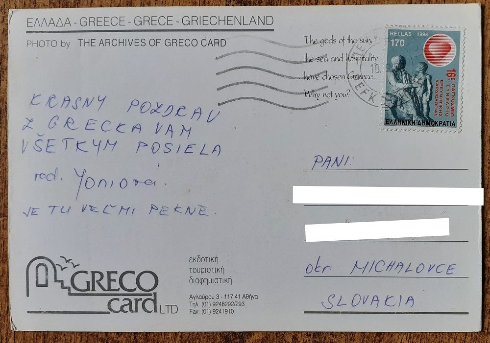 Grécko - Hanioti Halkidiki - 1999