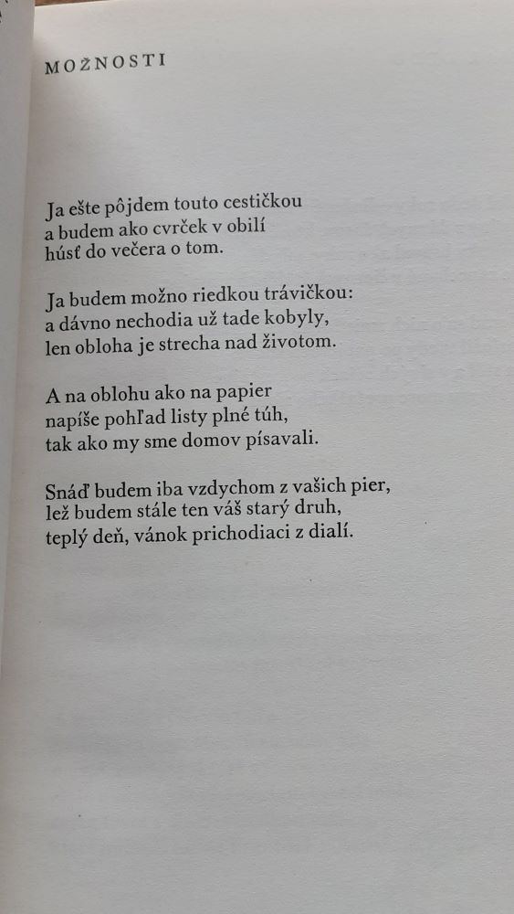 Životopis / Nová poézia