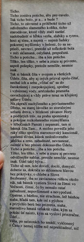 Čítanie z údelu