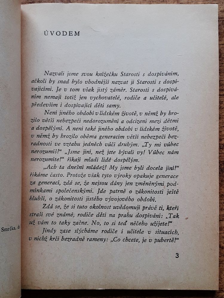 Starosti s dospívaním (dospievanie)
