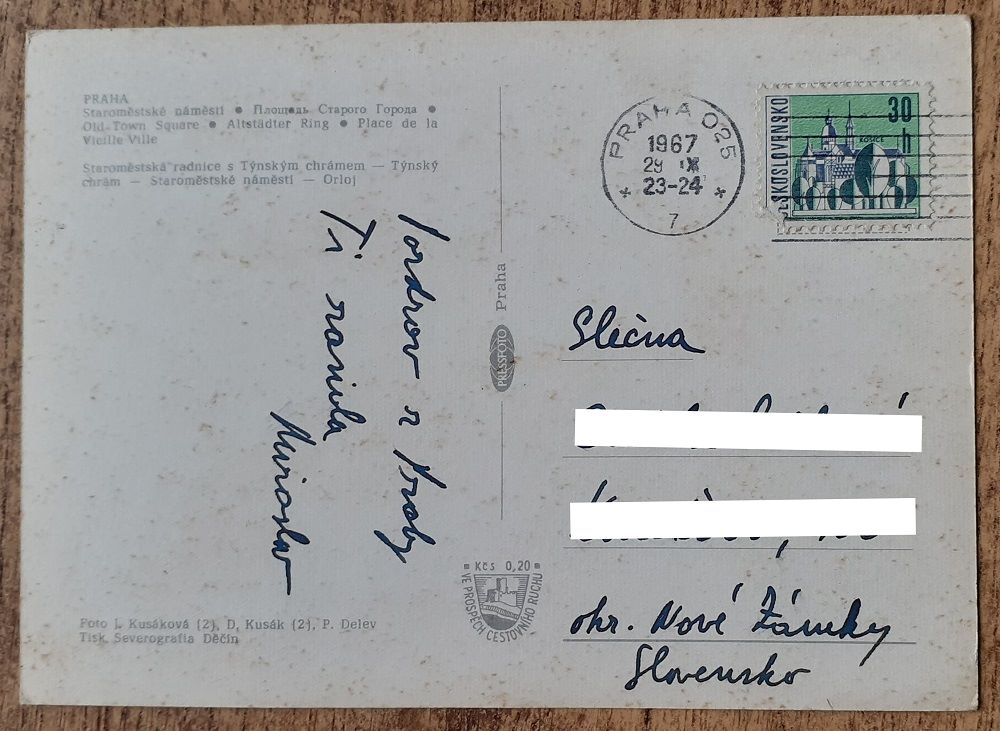 Praha - Staroměstské náměstí - 1967