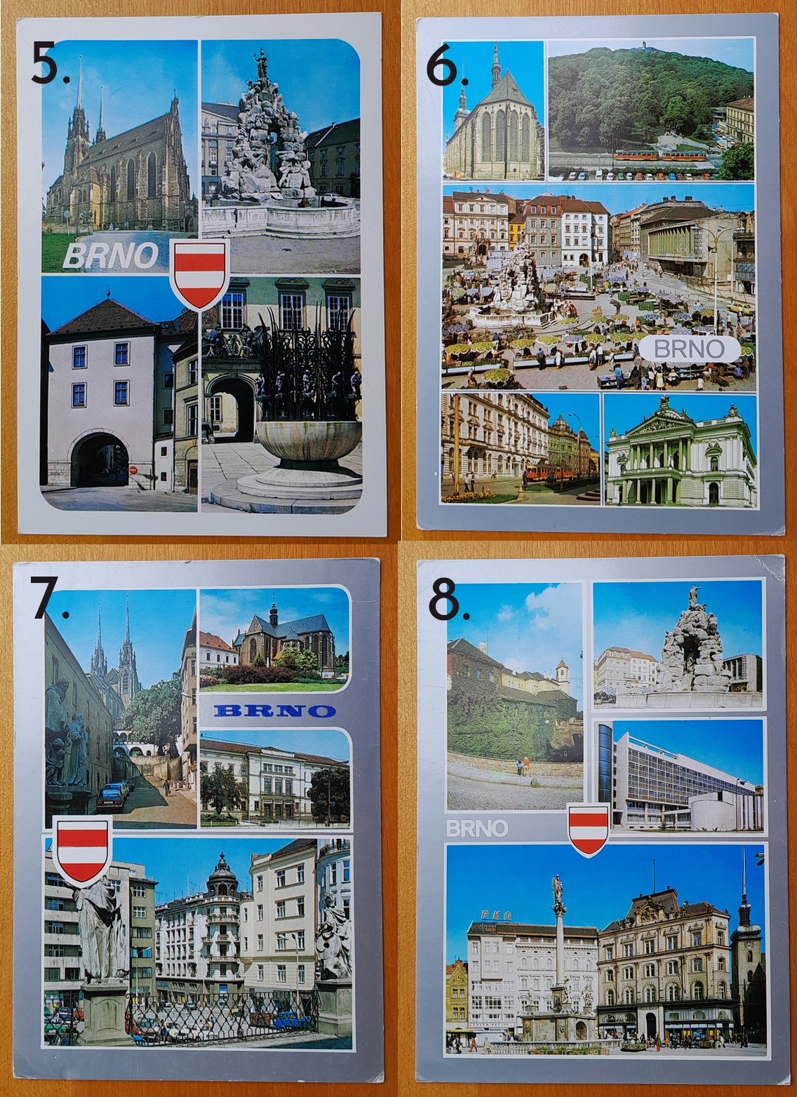Brno - pohľadnice