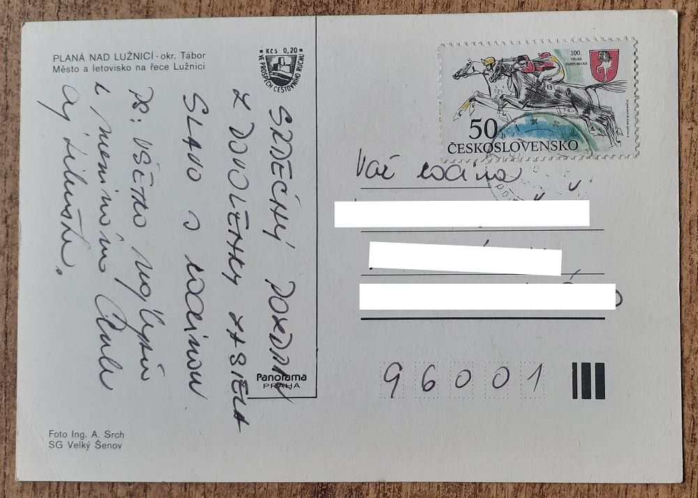 Planá nad Lužnicí - Město a letovisko na řece Lužnici - 1974?