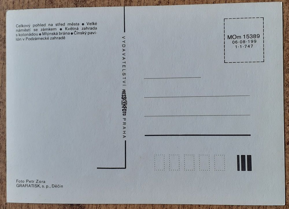 Kroměříž - Mlýnská brána - Čínsky pavilón - Květná záhrada s kolonádou