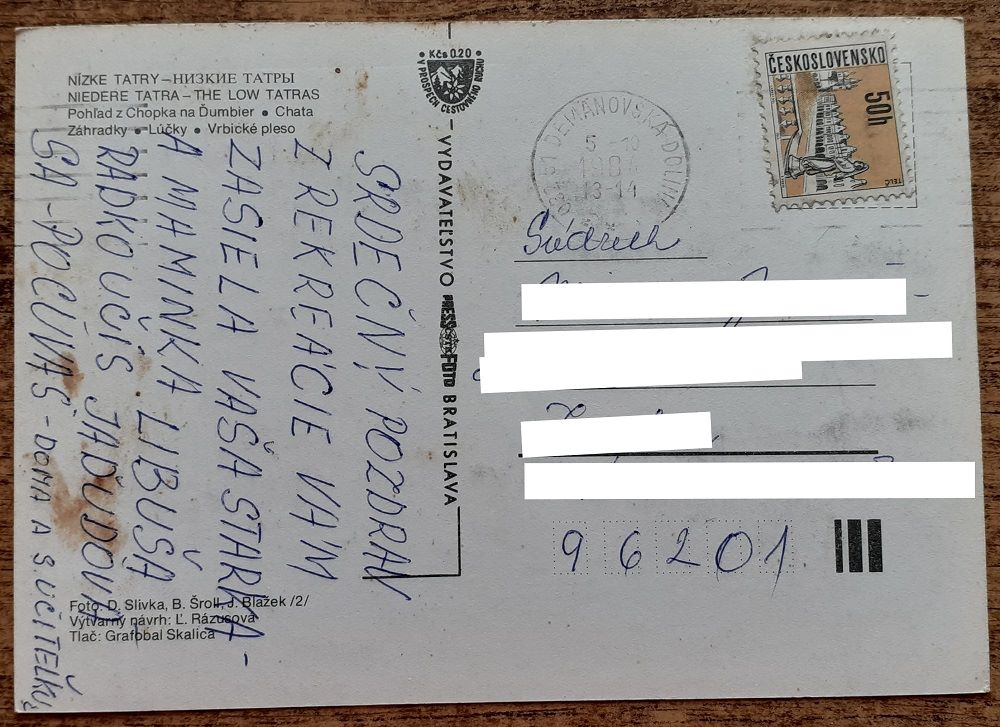 Nízke Tatry - Demänovská dolina - 1984