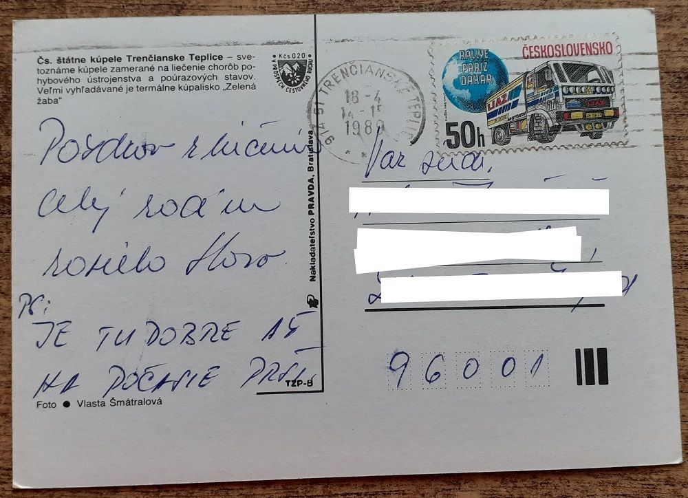 Trenčianske Teplice - Čs. štátne kúpele - 1989
