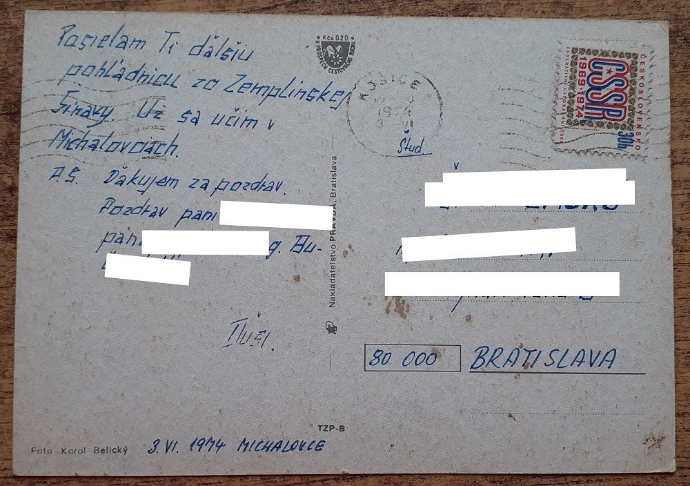 Zemplínska Šírava - 1974