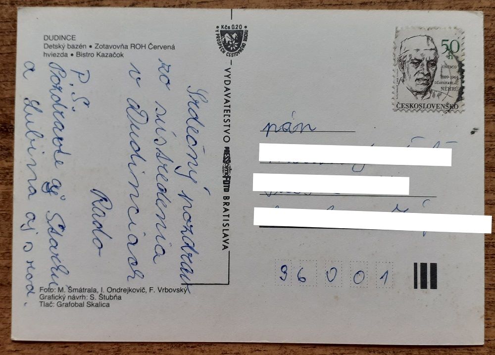 Dudince - Zotavovňa ROH Červená hviezda
