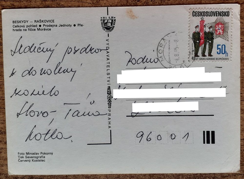 Beskydy - Raškovice - 1985