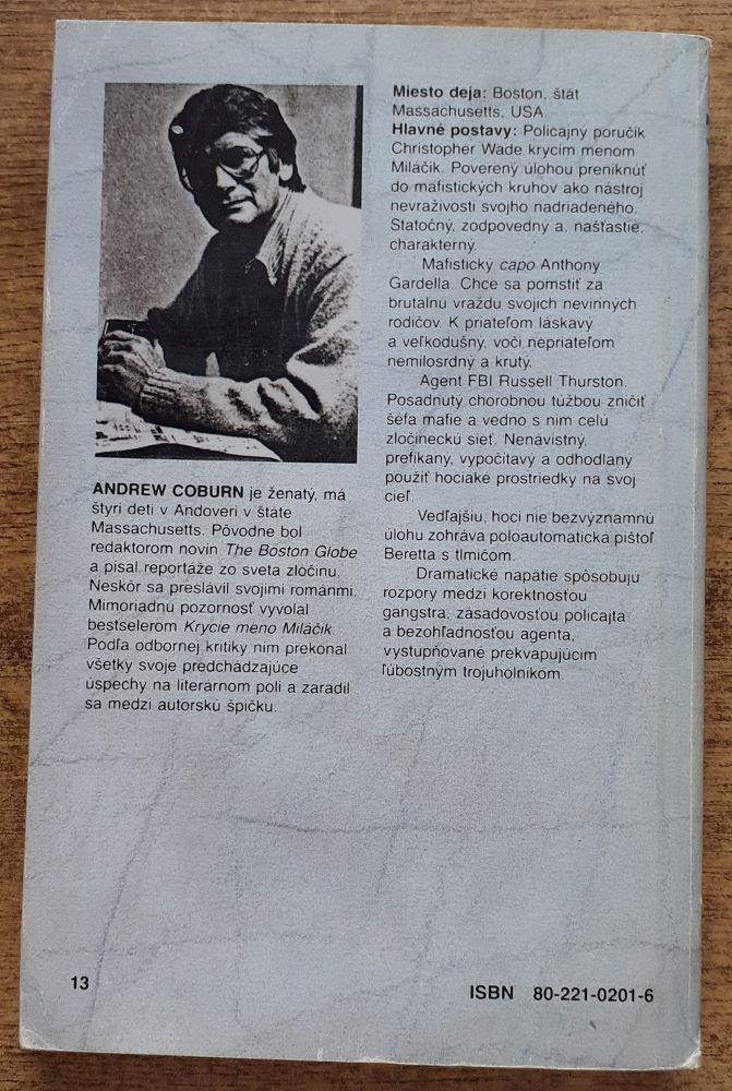 Krycie meno Miláčik / mafiánsky román