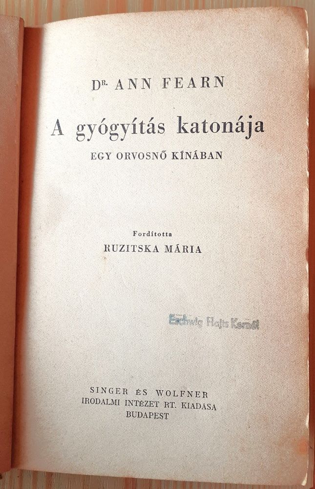 A gyógyítás katonája