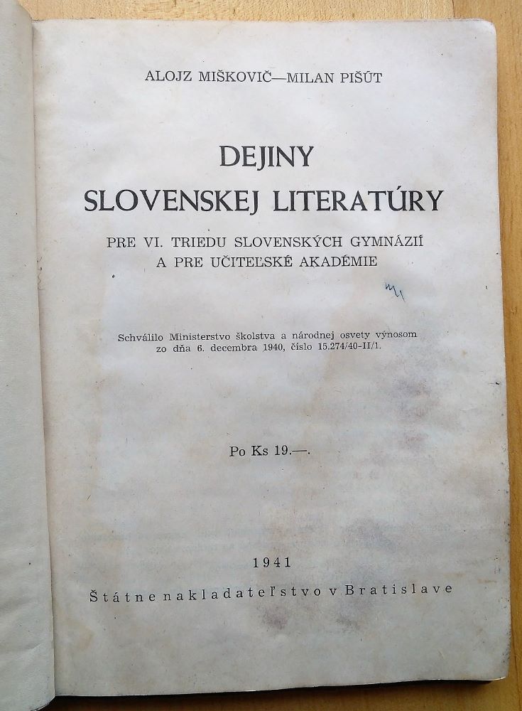 Dejiny slovenskej literatúry