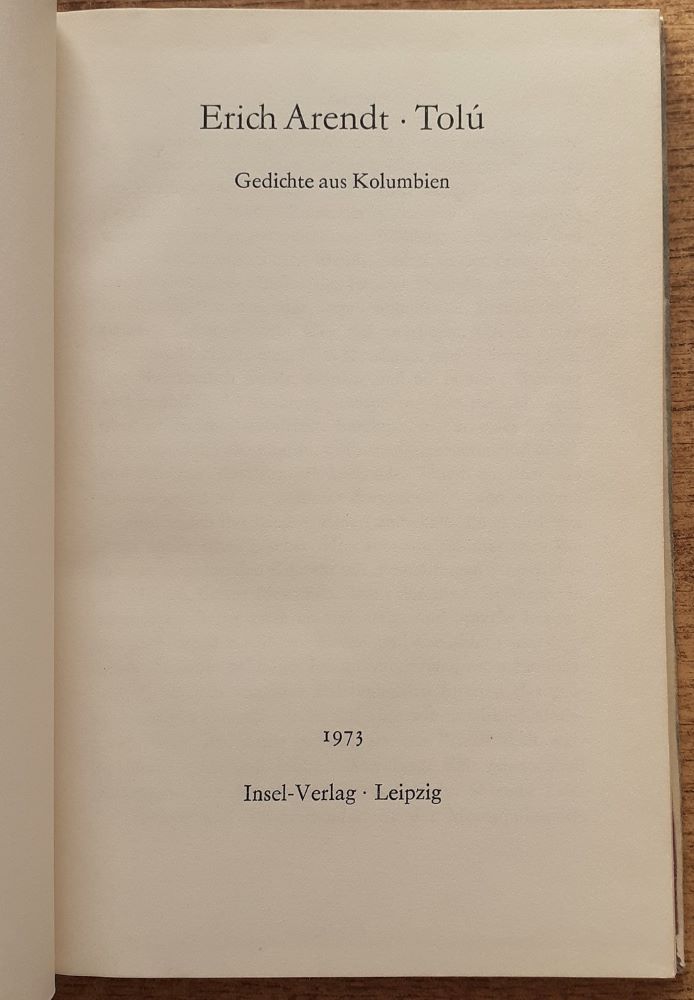 Gedichte aus Kolumbien