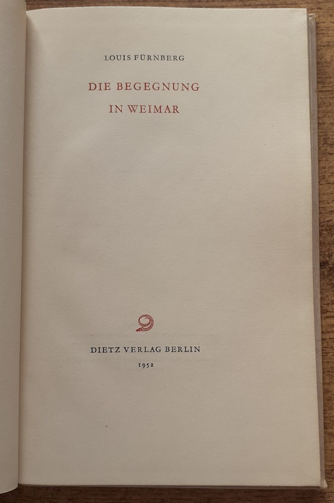 Die Begegnung in Weimar