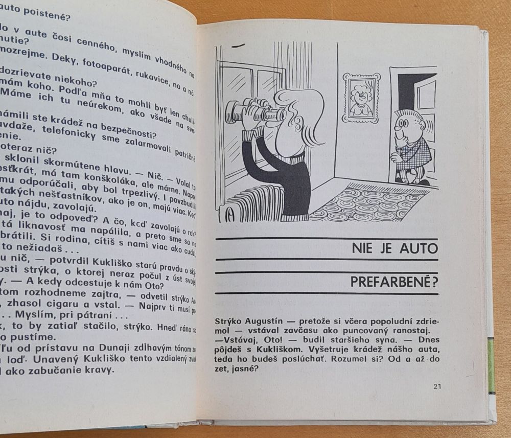 Hore ruky autičkári! - Humoristická, veselá detektívka.