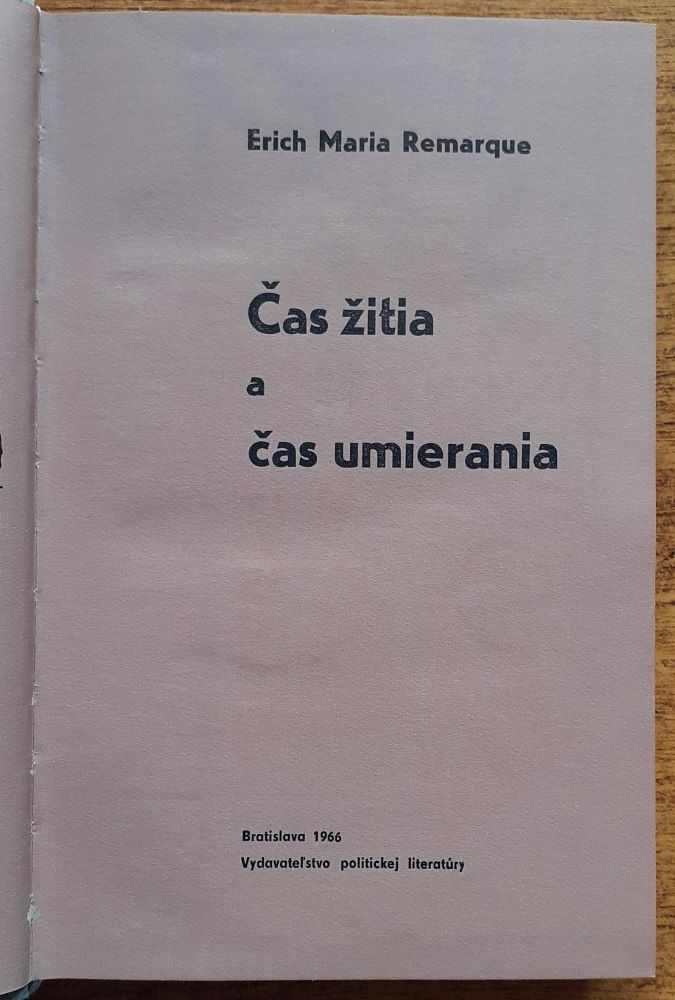 Čas žitia a čas umierania