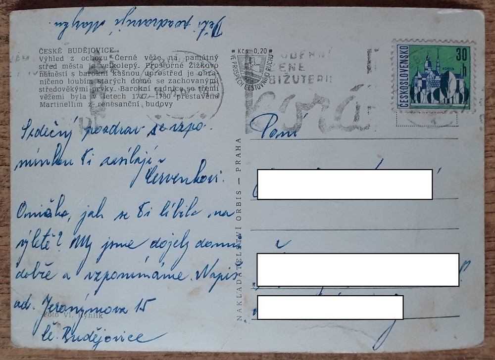 České Budějovice - 1967?