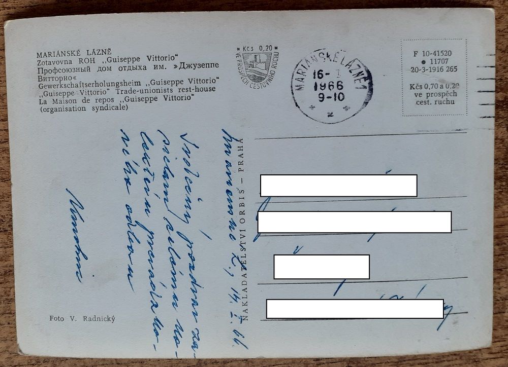 Mariánské Lázně - 1966