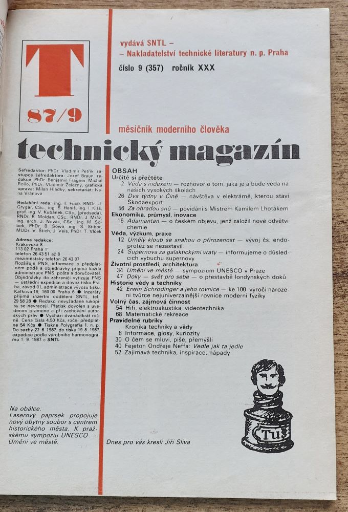 Technický magazín T 1987 / 9 (357)