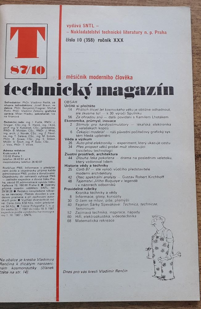 Technický magazín T 1987 / 10 (358)