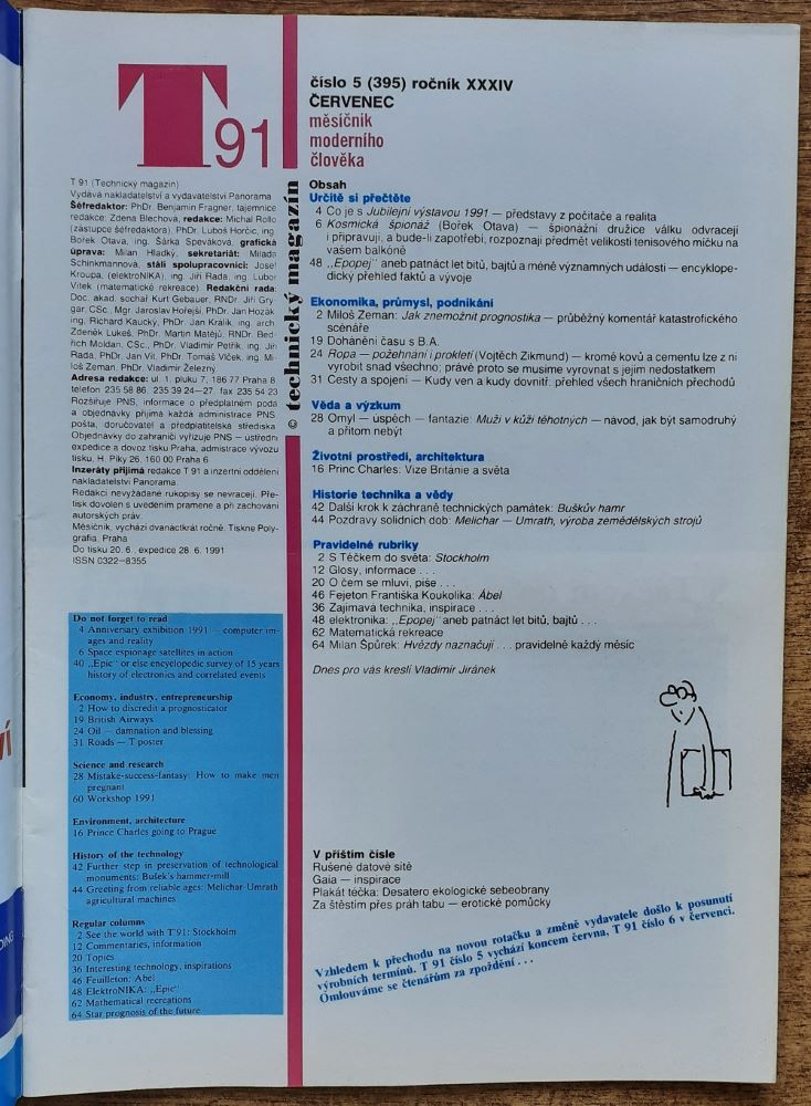 Technický magazín T 1991 / 5 (395)