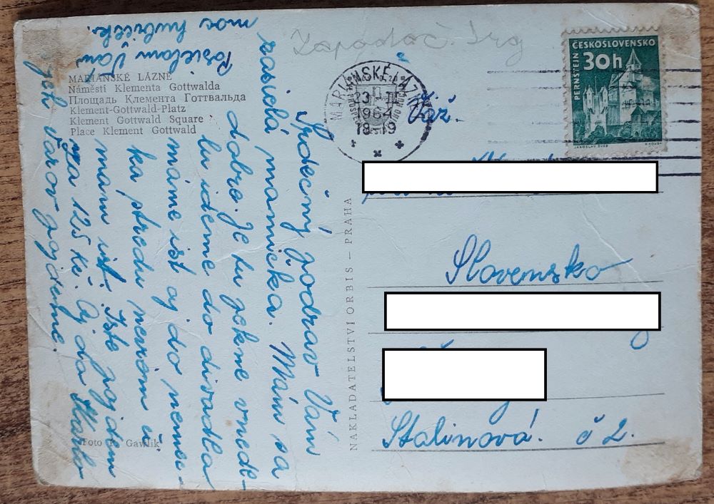 Mariánské Lázně - 1964