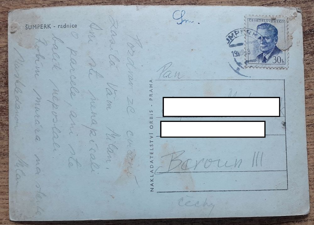 Šumperk - radnice - 1969