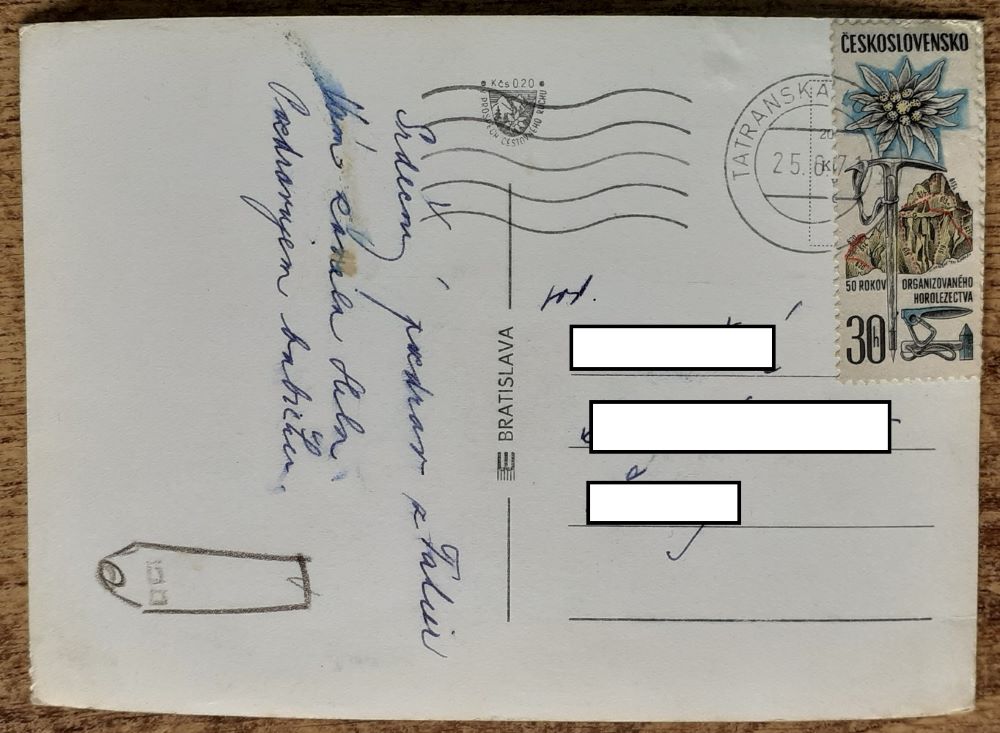 Vysoké Tatry - Rysy - Štrbské pleso - Popradské pleso - 1971