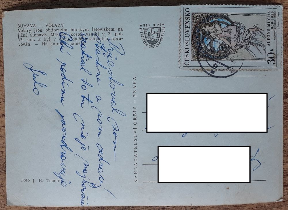Šumava - Volary - 1969
