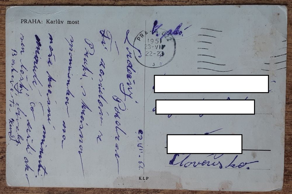 Praha - Karlúv most - 1951
