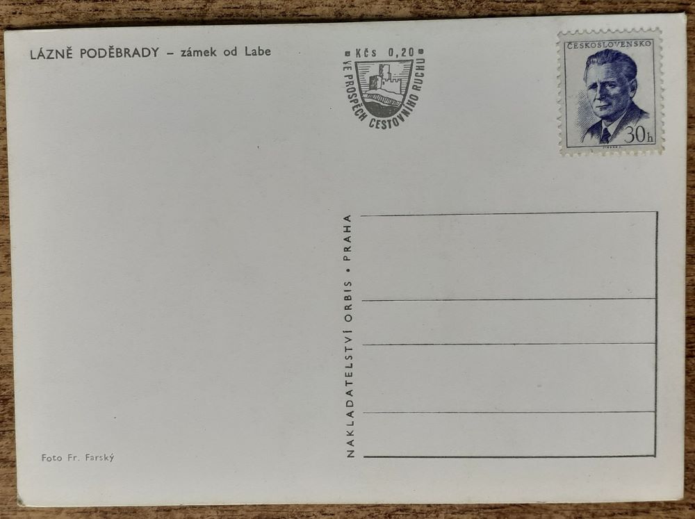Poděbrady - Zámek od Labe