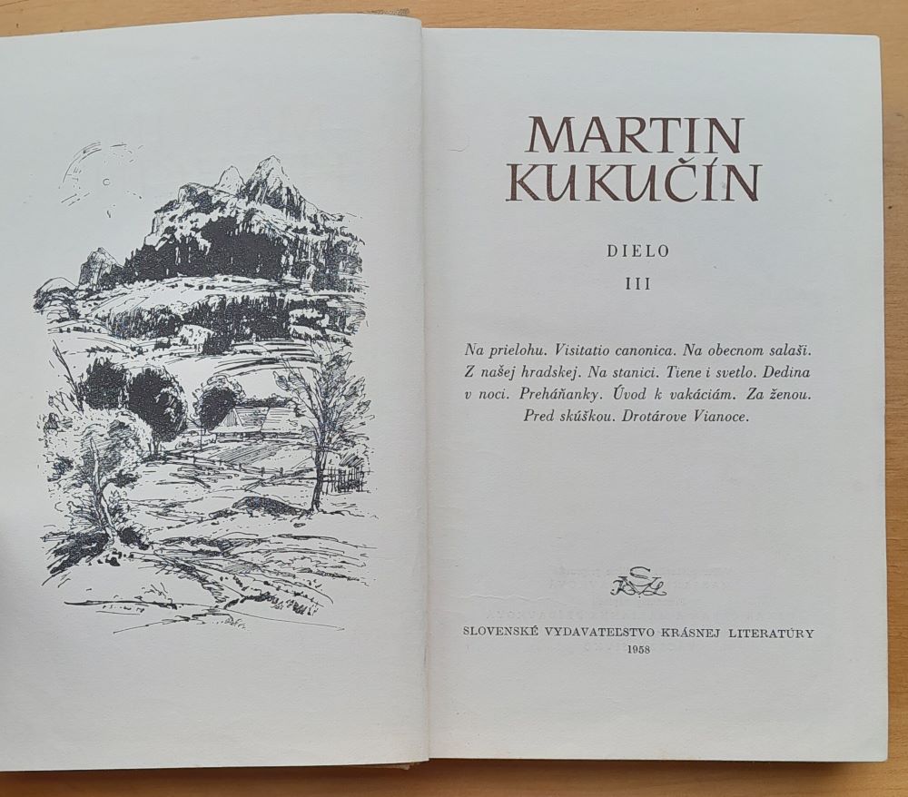 Dielo III. / Na prielohu / Visitatio canonica / Na obecnom salaši / Z našej hradskej / Na stanici / Tiene i svetlo / Dedine v noci / Preháňanky / Úvod k vakáciám / Za ženou / Pred skúškou / Drotárove Vianoce