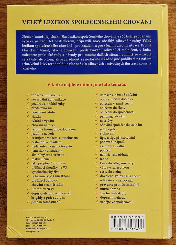Velký lexikon společenského chování