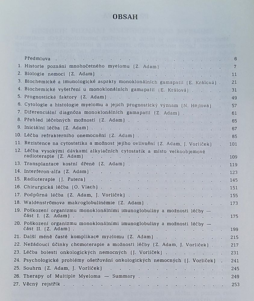 Terapie mnohočetného myelomu