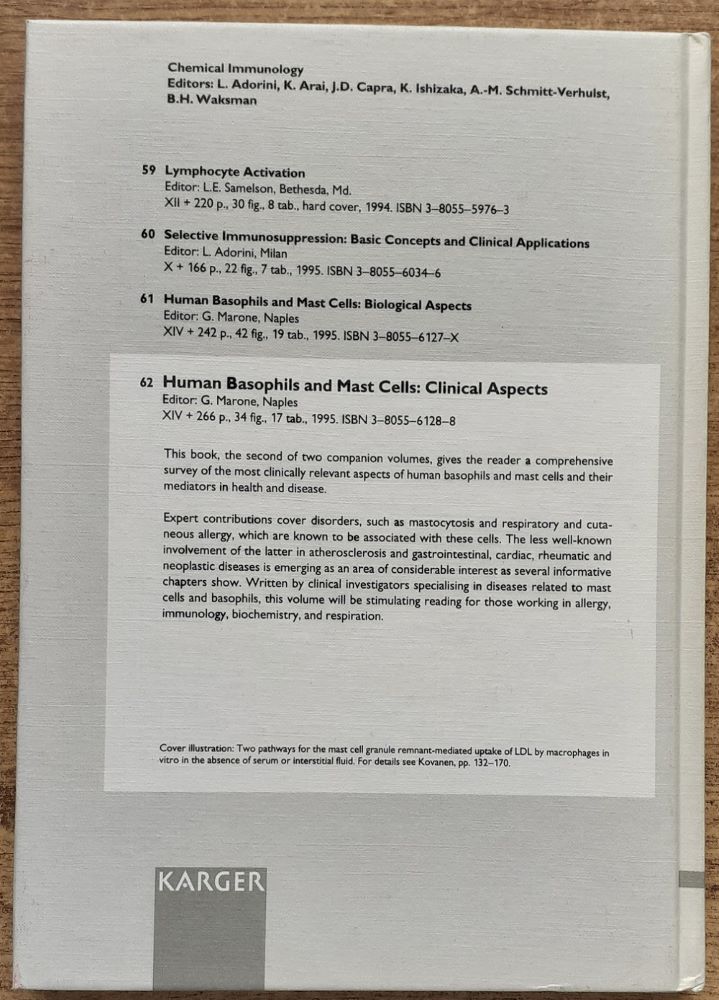 Human Basophils and Mast Cells Clinical Aspects