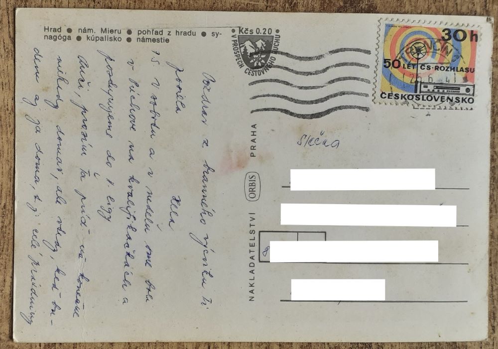 Trenčín - Hrad - Námestie Mieru - 1974