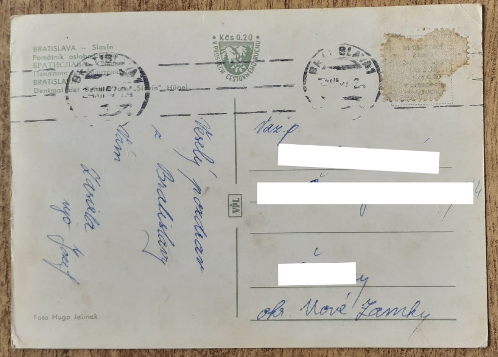 Bratislava - Pamätník oslobodenia - 1987?