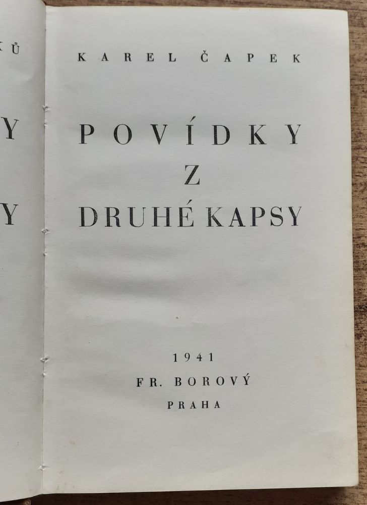 Povídky z druhé kapsy / Spisy bratří Čapkú