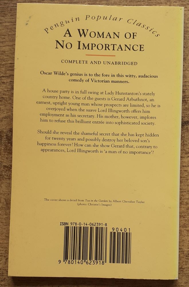 A Woman of no Importance / Penguin Popular Classics