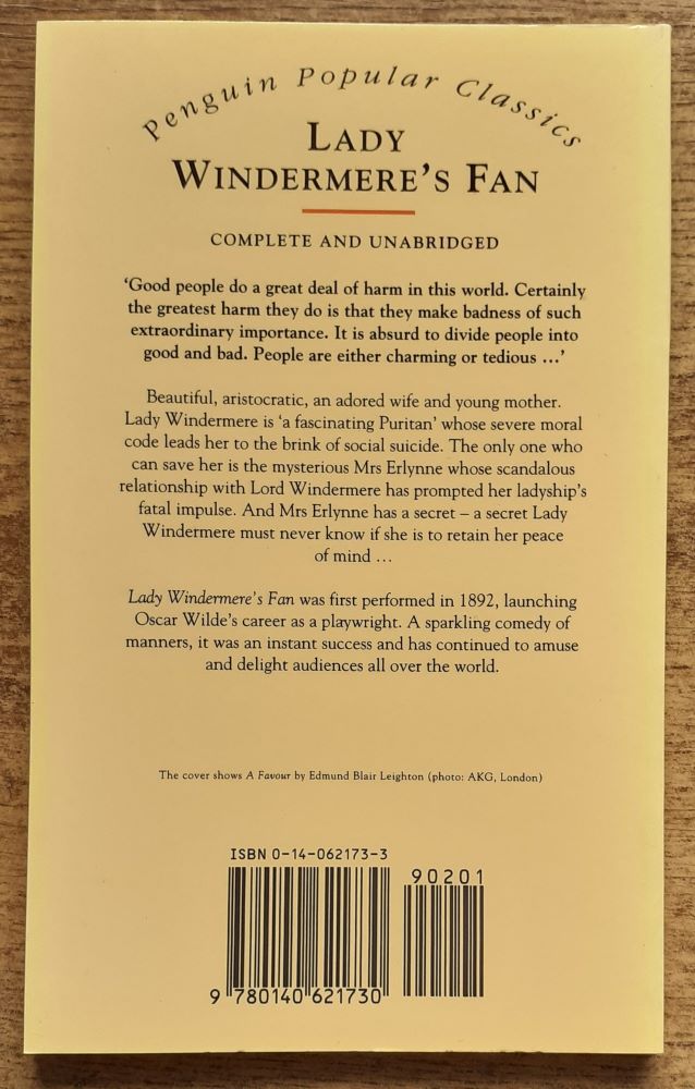 Lady Windermere´s Fan / Penguin Popular Classics