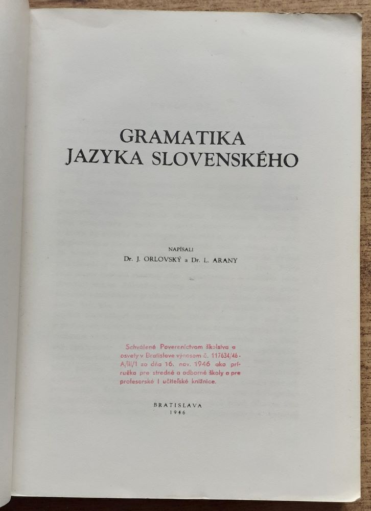 Gramatika jazyka slovenského
