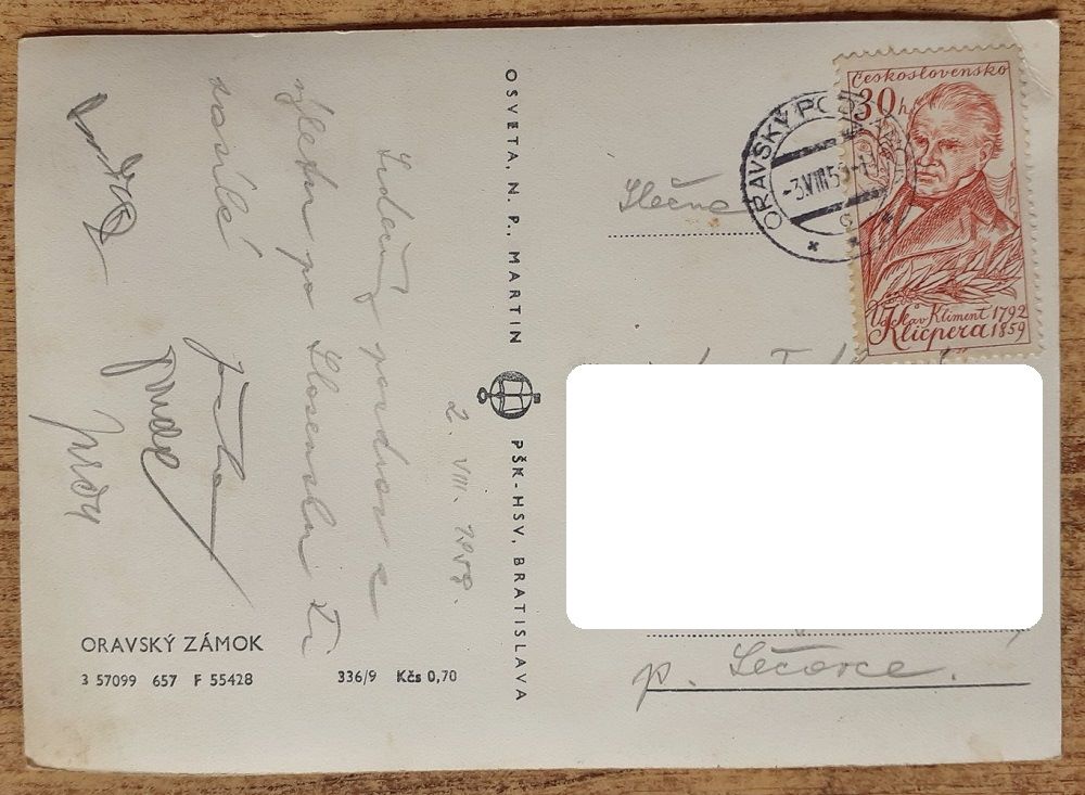 Oravský zámok - 1959
