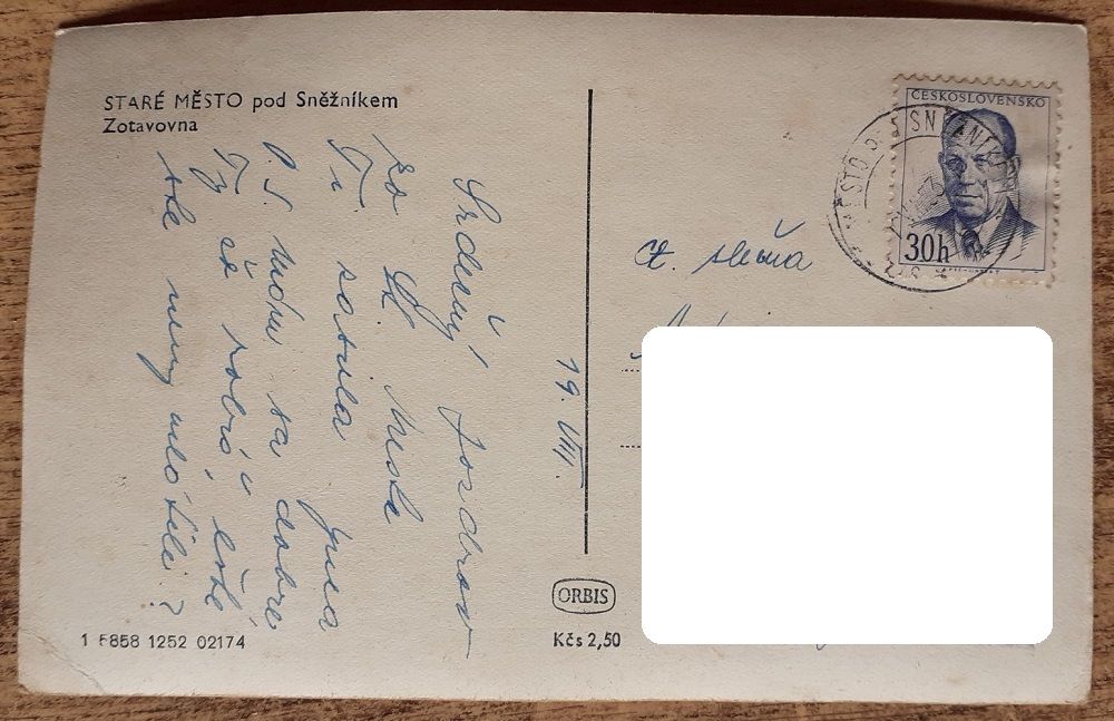 Staré Město pod Sněžníkem - Zotavovna - 1953